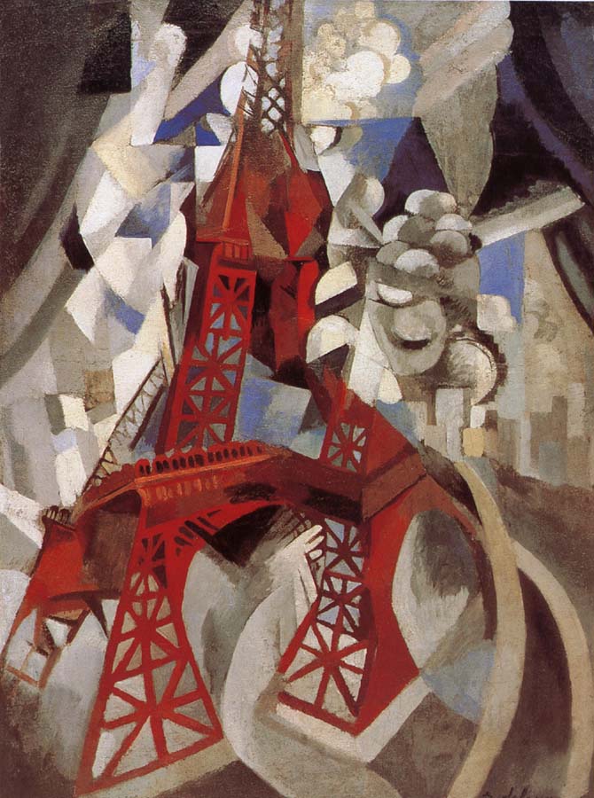 Delaunay, Robert Eiffel Tower  Red tower